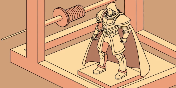 3D-printed Shadowheart figurine from Baldur's Gate 3.
