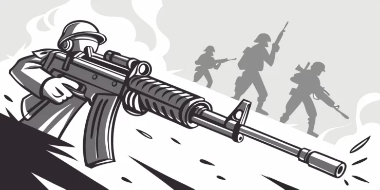 Ladra SMG dominating in close-quarters combat.