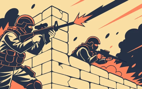 Modern Warfare 3 Season 5 soldiers firing weapons.