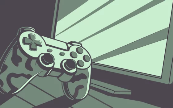 MW3 Allegiance camo on a controller.